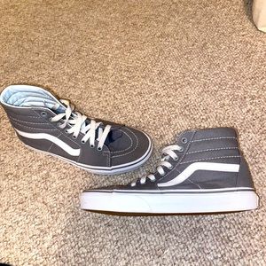 Van Hightop Sneakers Gray/White